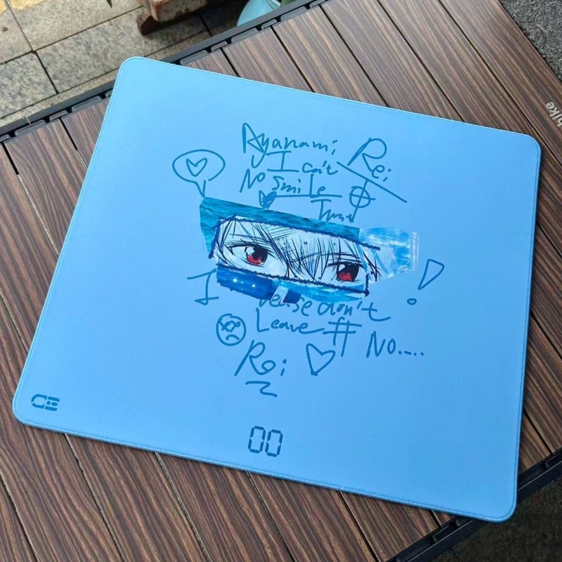 Gaming Accessories Anime - Alfombrilla de ratón Evangelion Rei Ayanami