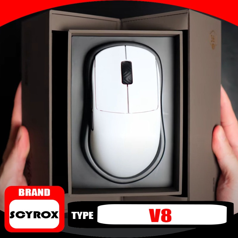 Gaming Hand Accessories - Ratón Inalámbrico Scyrox V8 Ligero de