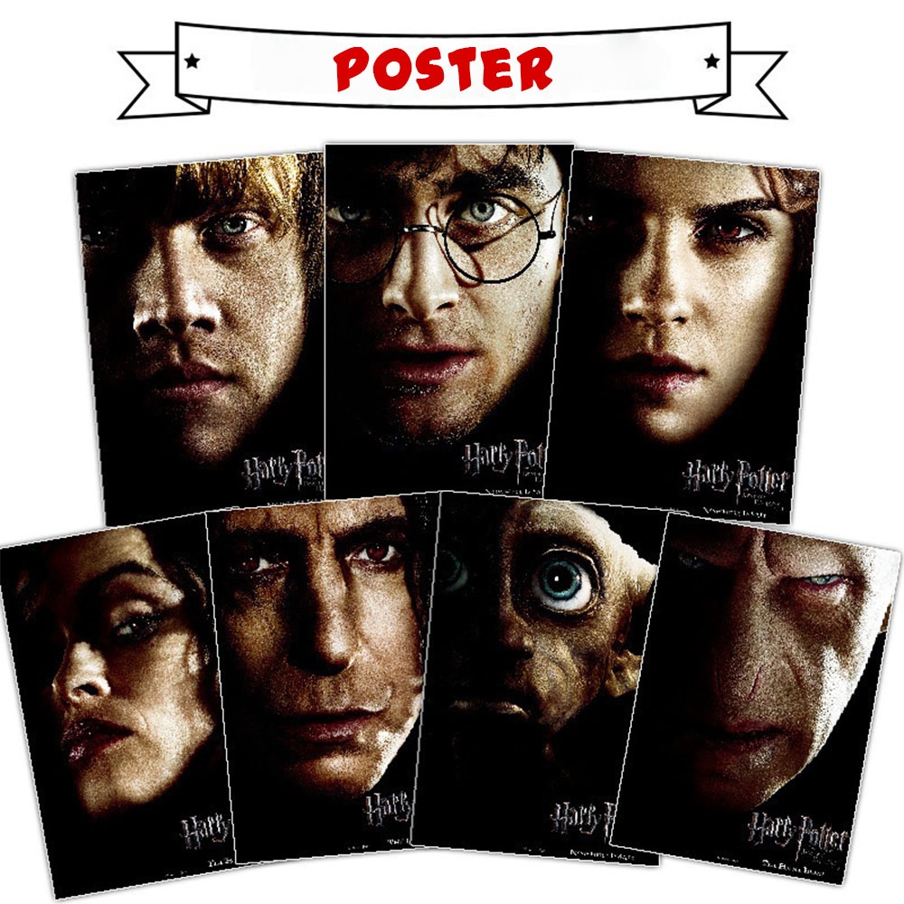 Gaming Accessories Decor - Pósteres originales de Harry Potter, impresiones