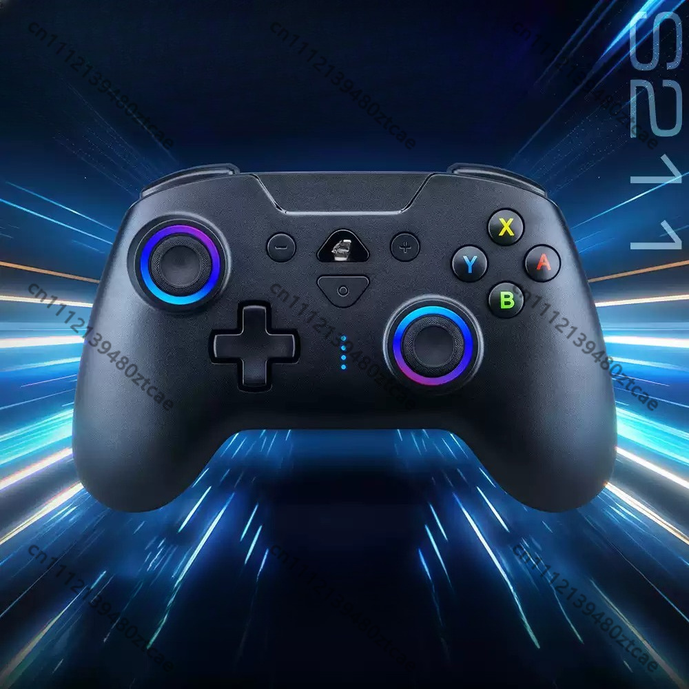 Gaming Hardware And Accessories - Controlador de juegos inalámbrico multicolor, compatible
