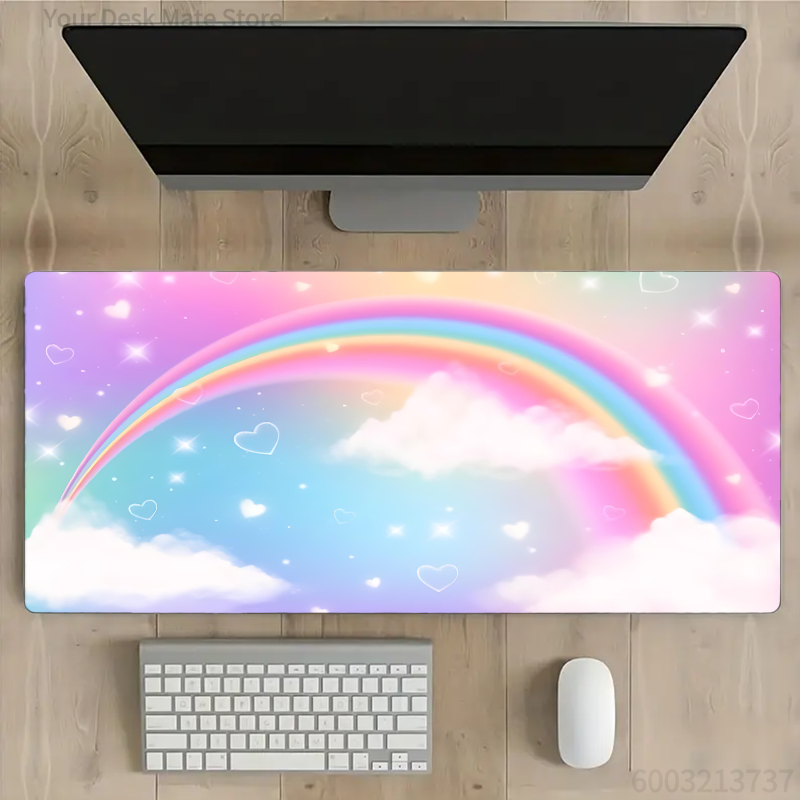 Gaming Accessories Officeworks - Alfombrilla de ratón Rainbow Gaming, alfombrilla
