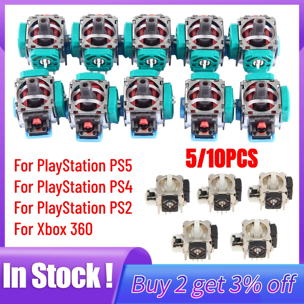 Gaming Controllers Xbox Accessories - Módulo de Sensor de Joystick analógico