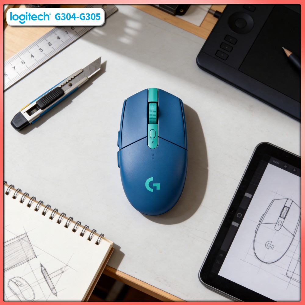 Pc Gaming Essentials Accessories - Ratón para Juegos Logitech G305 LIGHTSPEED,
