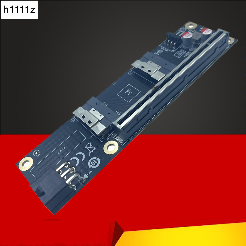 Vertical Gpu Bracket - Nueva tarjeta adaptadora de ranura SlimSAS