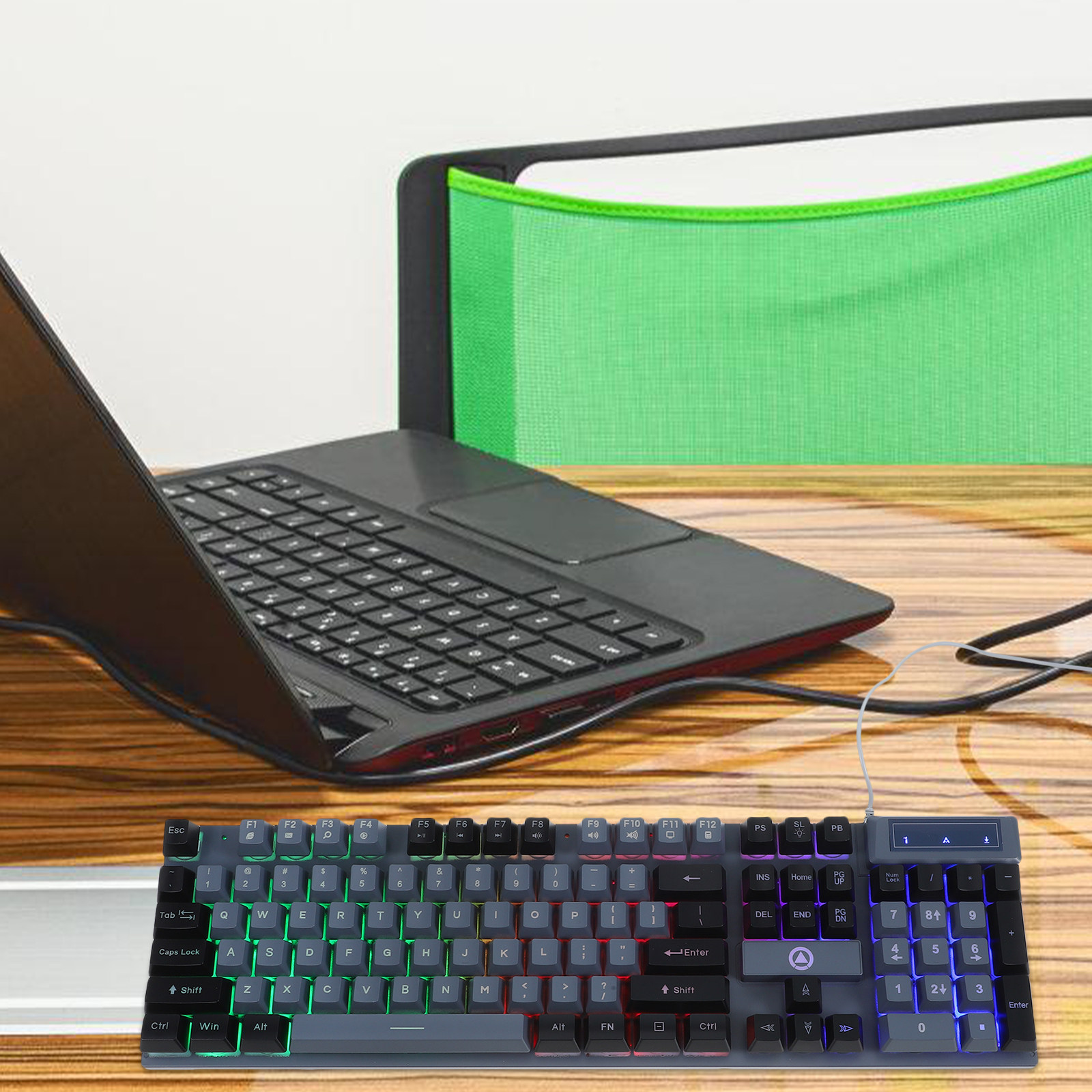 Gaming Hardware And Accessories - Teclado para juegos Rgb, 104 teclas,