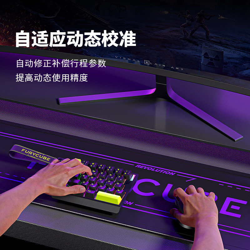 FURYCUBE-Teclado mecánico M30H - Gaming Hand Accessories reseña y precio