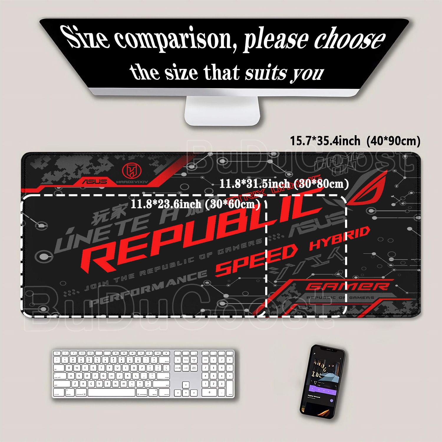 Alfombrillas de Escritorio Ext - Gaming Accessories Asus reseña y precio