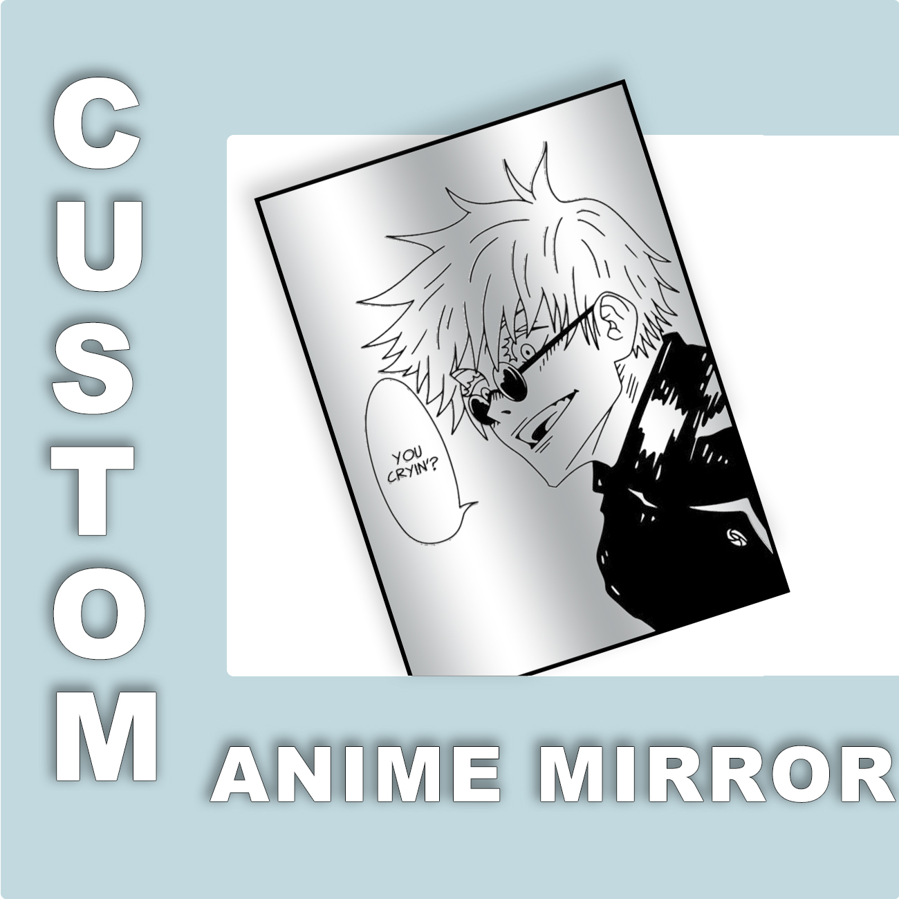 Espejo de Anime de Diseño Pers - Gaming Accessories Decor reseña y precio