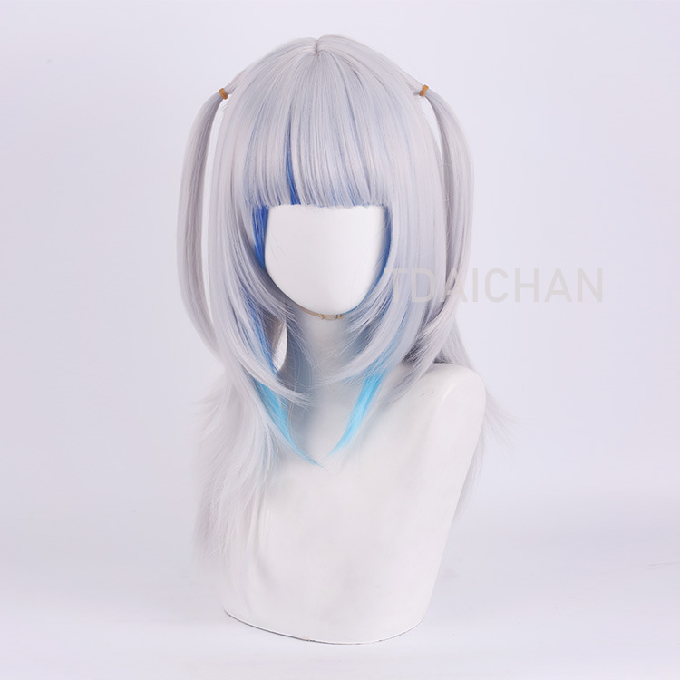 Peluca de Cosplay Gawr Gura 20 - Gaming Accessories Korea reseña y precio