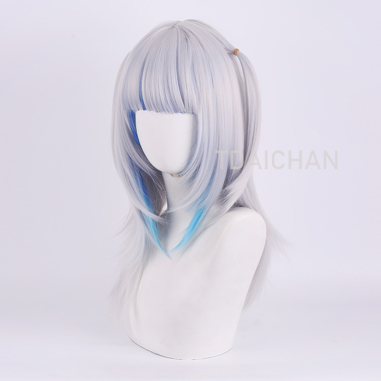 Peluca de Cosplay Gawr Gura 20 - Gaming Accessories Korea reseña y precio