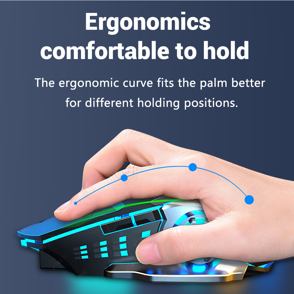 Ratón inalámbrico Bluetooth 5, - Gaming Hand Accessories reseña y precio