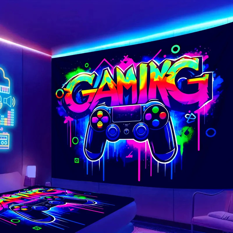 Tapiz con diseño de controlado - Gaming Hand Accessories reseña y precio