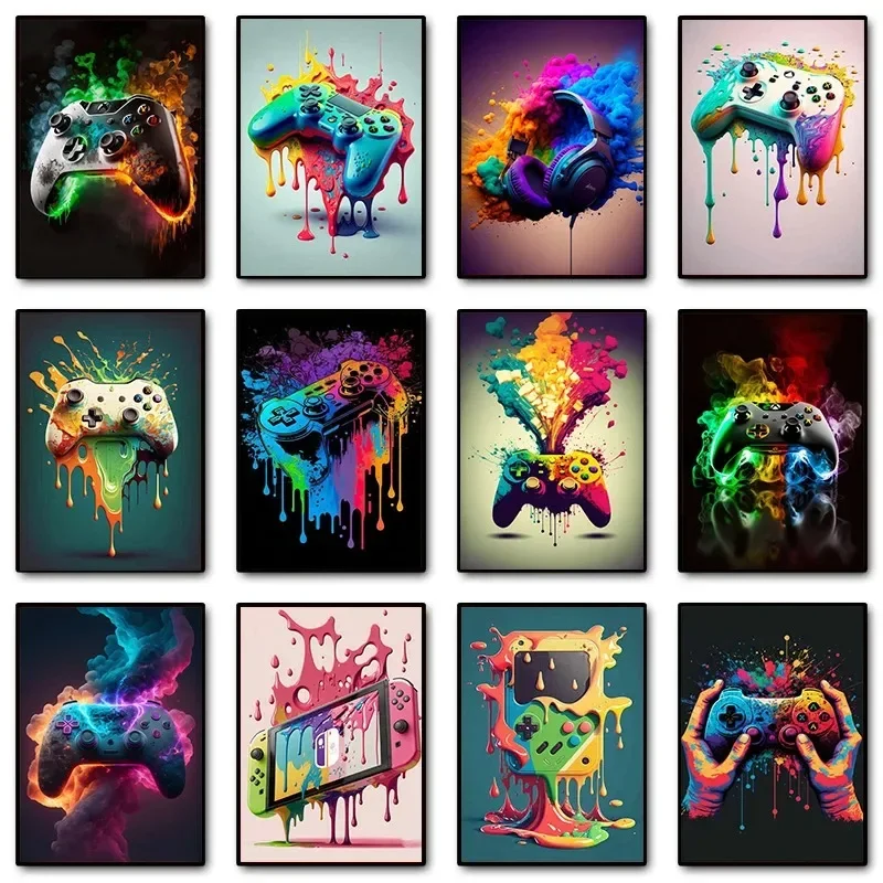 Arte Pop Colorido de Controlad - Gaming Accessories Decor reseña y precio