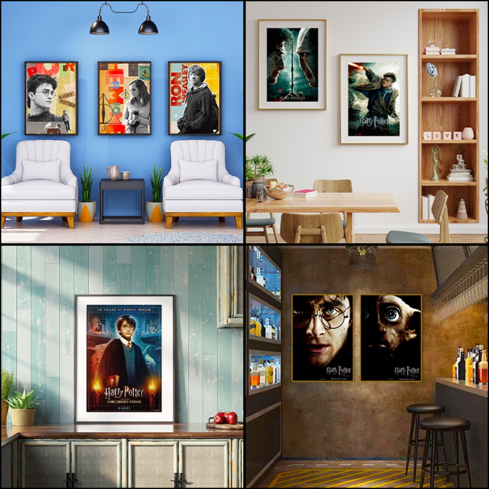 Pósteres originales de Harry P - Gaming Accessories Decor reseña y precio