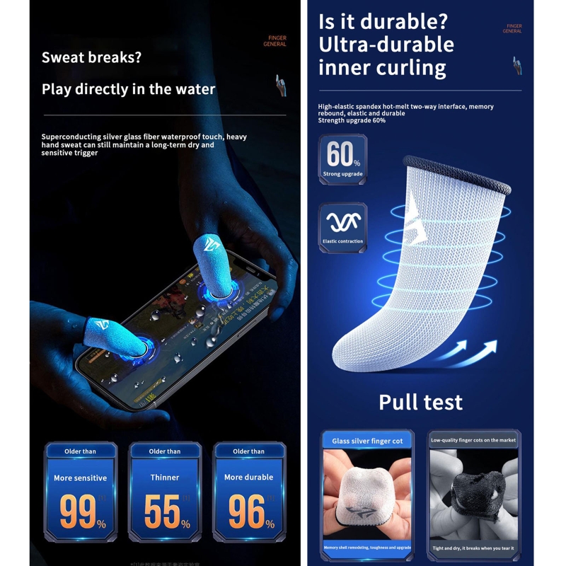 Fundas para dedos de jugador a - Gaming Accessories Bundle reseña y precio