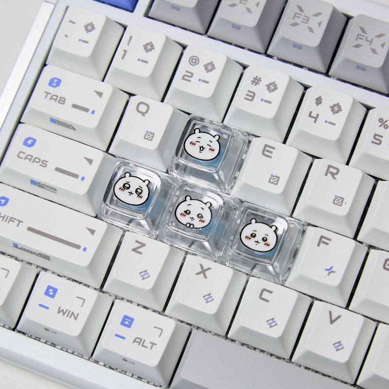 Chiikawa, 4 piezas de teclas p - Gaming Accessories Decor reseña y precio