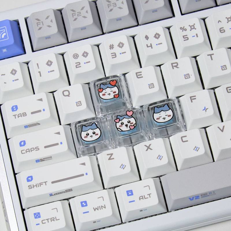 Chiikawa, 4 piezas de teclas p - Gaming Accessories Decor reseña y precio
