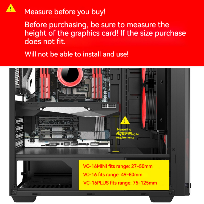 Soporte para tarjeta gráfica V - Vertical Gpu Bracket reseña y precio