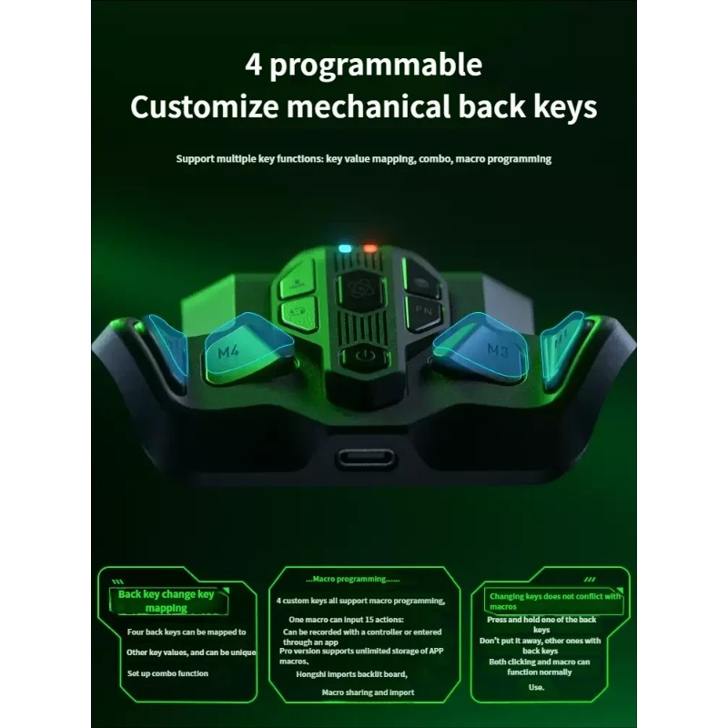 Receptor Inalámbrico con Boton - Gaming Controllers Xbox Accessories reseña y precio