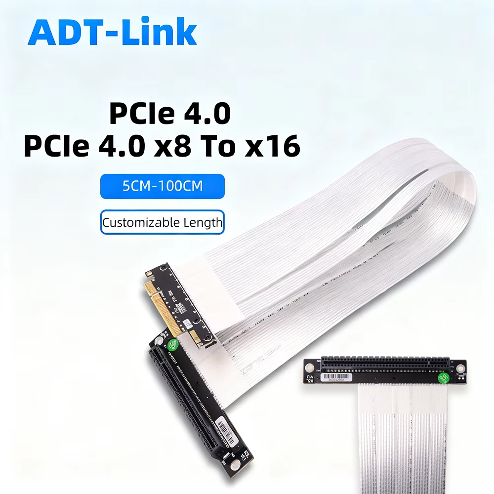 ADT-Link PCIE 4,0 3,0 X8 a X16 - Vertical Gpu Bracket reseña y precio