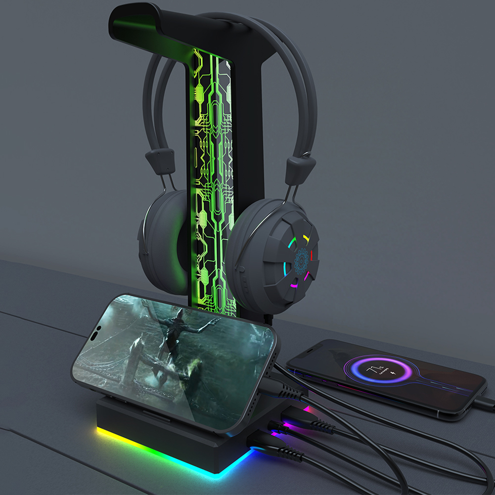 Soporte de auriculares para ju - Gaming Accessories Setup reseña y precio