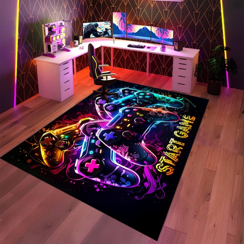 Alfombra de juego con diseño d - Gaming Hand Accessories reseña y precio