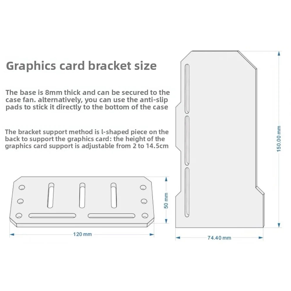 Soporte VGA para espejo DIY, g - Vertical Gpu Bracket reseña y precio